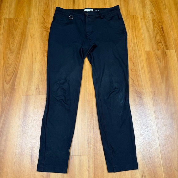 Burberry Brit Pants - Burberry Brit Westbourne Skinny Ankle Pants Black Stretch Trousers Women Medium